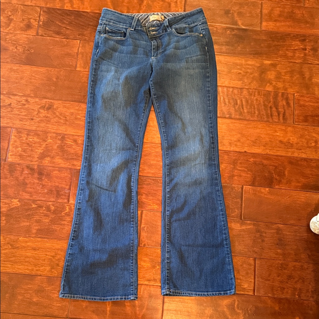 Paige Blue Flare Leg Jeans